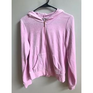 Velvet Pink Juicy Couture Zip-Up
